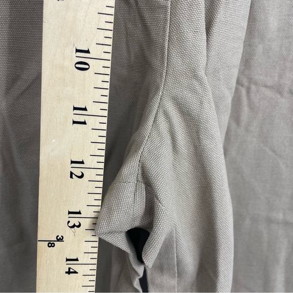 NWT Able | Mary easy pants beige hummus Crop Elastic Waist Size M 100% cotton - Picture 11 of 13